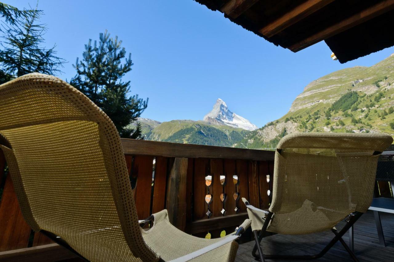 Апартаменты Chalet Kisseye With Heated Pool And Matterhorn Views Церматт Экстерьер фото